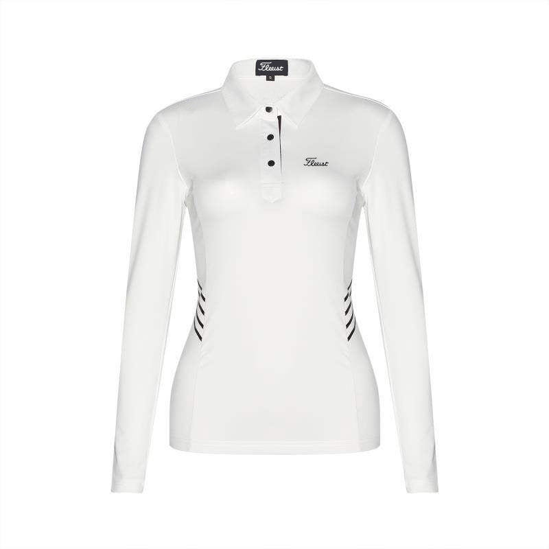 Autumn And Winter Golf Clothes Women's Breathable Quick-drying Slim Wicking Polo Shirt Long-sleeved Top GolfT-shirt Tide